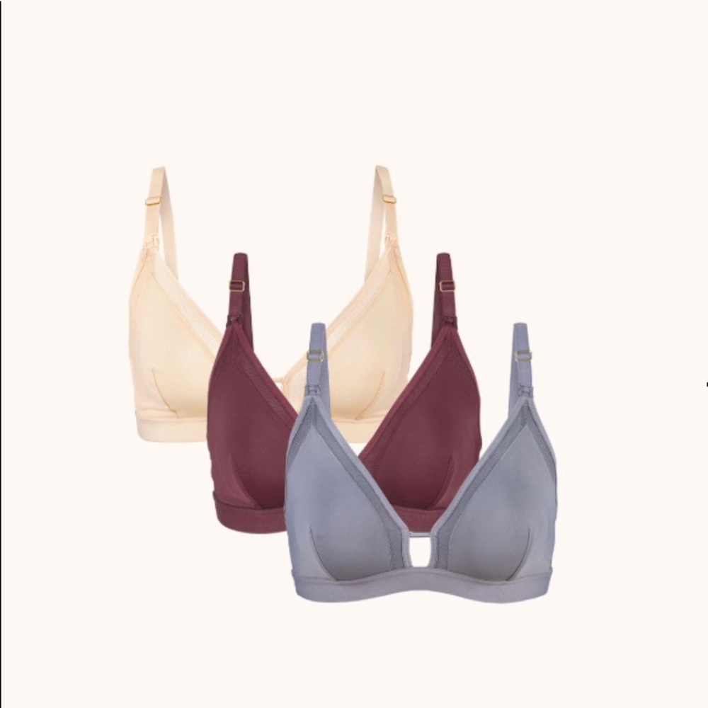 SOLD Lively Mesh Trim Nursing Bralettes